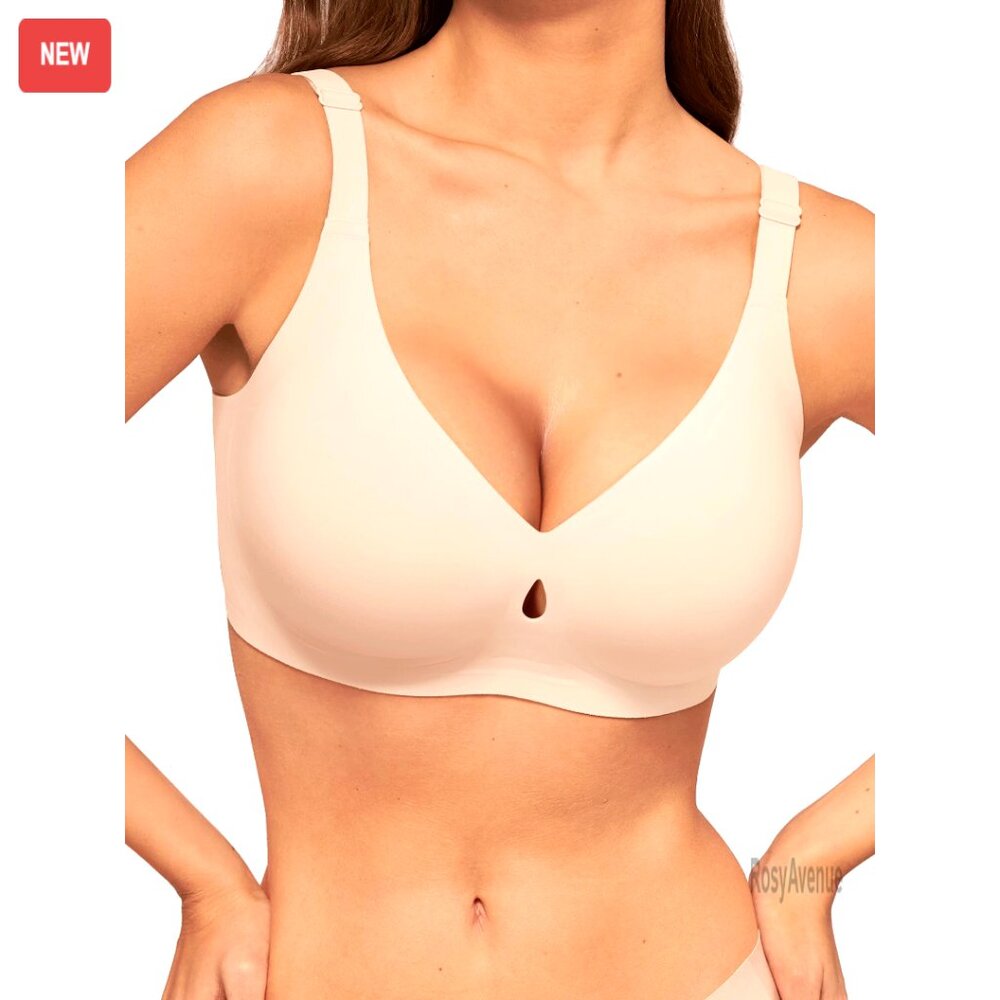 Wireless Seamless Push Up Bra Full Coverage Bralette Comfortable Everyday Wear